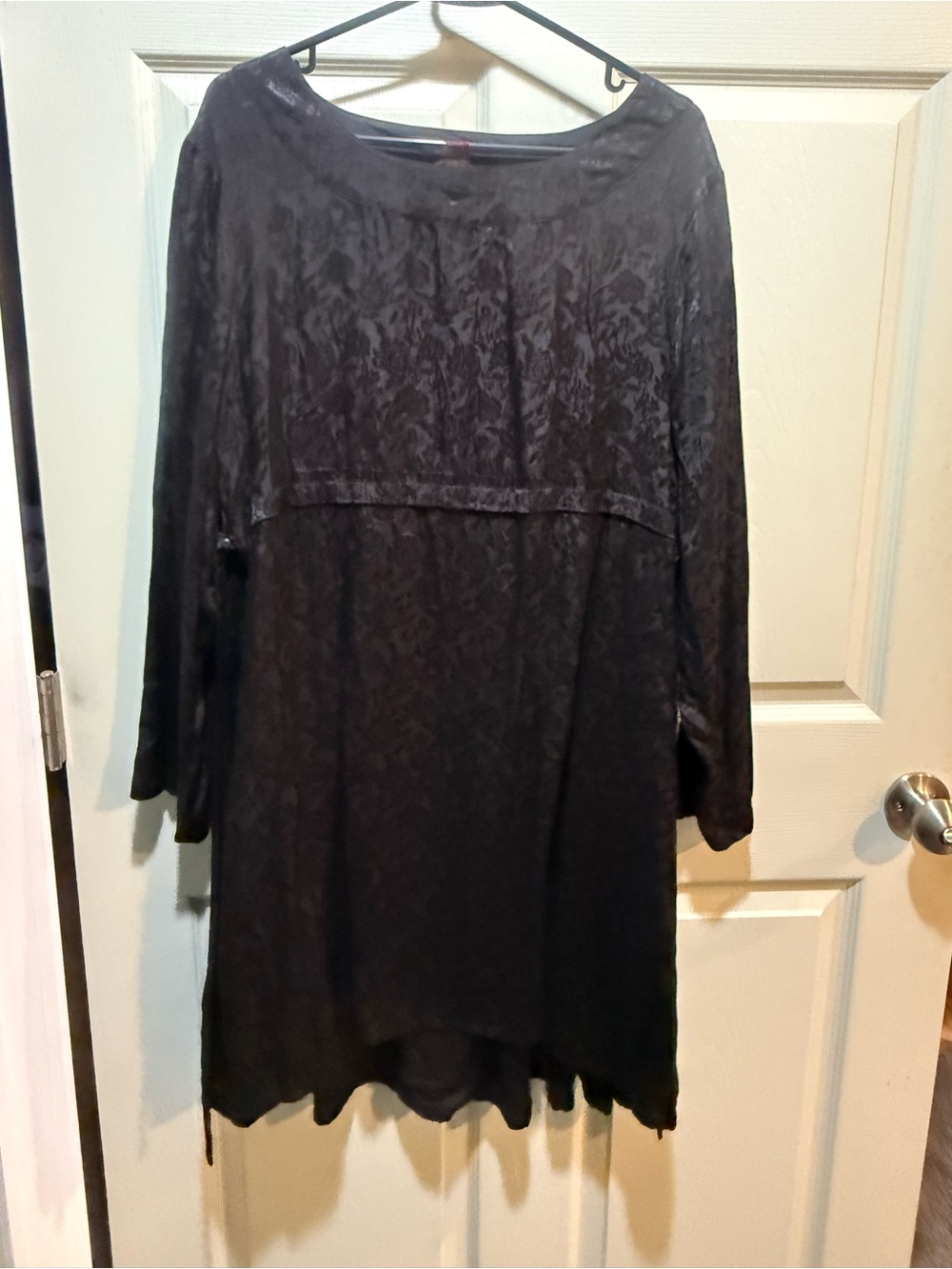 April Cornell Black Jaquard Dress